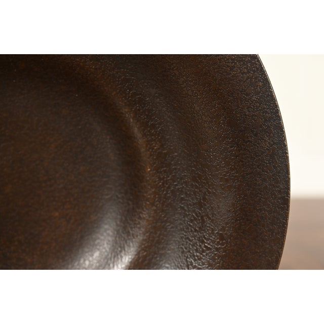 Metal Tiffany Studios New York Bronze Plate or Shallow Bowl For Sale - Image 7 of 14