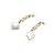 Elegant Italian 14K yellow gold enamel earrings 1.75" Long × 1/2" Wide wide, 4.2g. Lightweight, luxurious, perfect for...