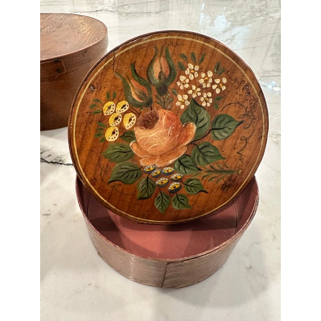 19th Century Original Painted Therom Style Pantry Boxes For Sale In Atlanta - Image 6 of 12