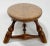 Vintage Wooden Turned Leg Milking Stool For Sale In Kansas City - Image 6 of 9