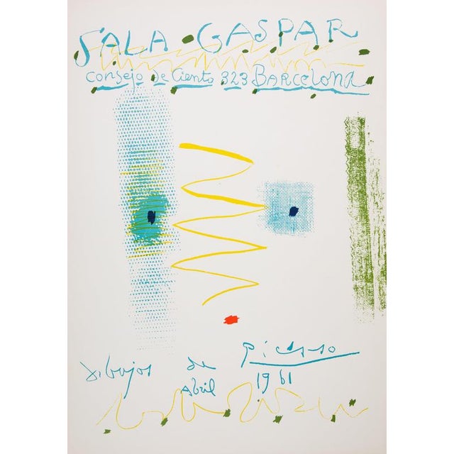 Pablo Picasso, Abstract Face, Lithograph For Sale - Image 5 of 5