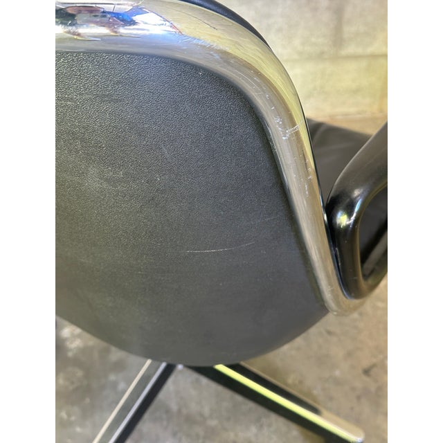 1970s Charles Pollock for Knoll Office Desk Chair For Sale - Image 9 of 12