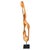 Impressive minimalist sculpture hand carved from a single piece of reclaimed mahogany wood. We added a natural oil...