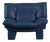 Postmodern Leather Armchair by Nicoletti Salotti, Italy, 1980s For Sale