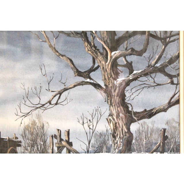 'Winter' 1980 by Jack Wemp (1925-2005) For Sale - Image 4 of 12