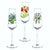 Vintage Portmeirion Botanical Garden Stemmed Champagne Flutes- Set of 3 For Sale In West Palm - Image 6 of 8