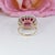 Red 12Ct Madagascar Ruby Ring With Earth-Mined Diamond Accents: Solid 14k Gold, Size 6.75 For Sale - Image 8 of 9