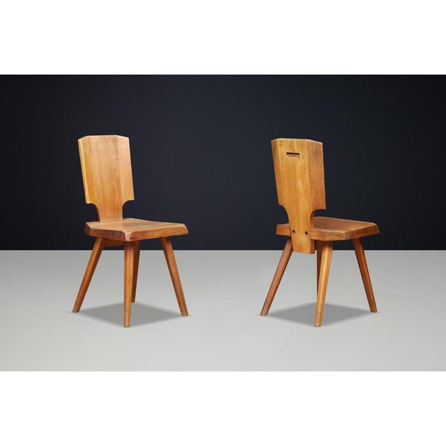 S28 Dining Chair in Elm from Pierre Chapo, France, 1972 For Sale - Image 11 of 16