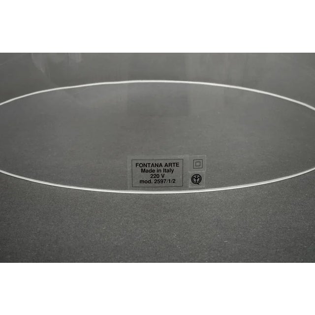 Fontana Arte Large Table Lamp by Rosati Guido for Fontana Arte, 1972 For Sale - Image 4 of 5