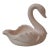 White Ceramic Pottery Hull Swan Planter For Sale