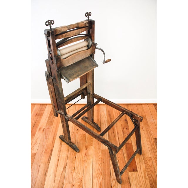 Antique Wooden Laundry Wringer Wash Rack Chairish