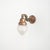 Goldenrod Decorative Acorn Brass Wall Light from Holophane For Sale - Image 8 of 8