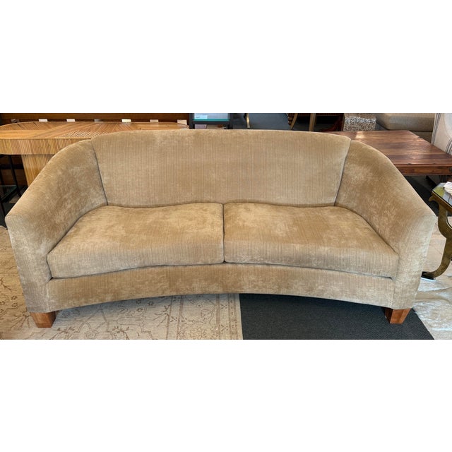 Design Plus Gallery presents a Barrel Arm Sofa by Annie B for Sunrise Home. The sofa has an enveloping silhouette that...