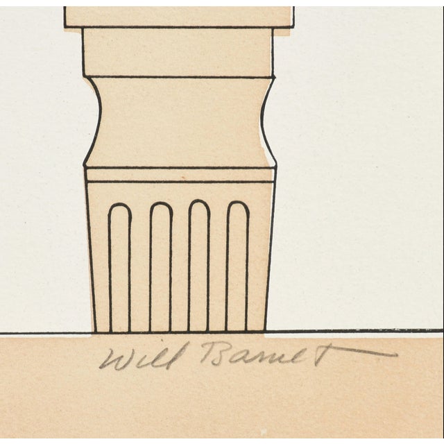 Figurative 1970s Seventh Season by Will Barnet , 1911-2012: Limited Edition Seriograph For Sale - Image 3 of 17