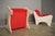 Set of Red Armchairs, 1970 For Sale - Image 3 of 18