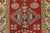 Kazak Runner 2’10” X 9’3” Red Wool Tribal Hand-Knotted Oriental Rug For Sale - Image 9 of 13