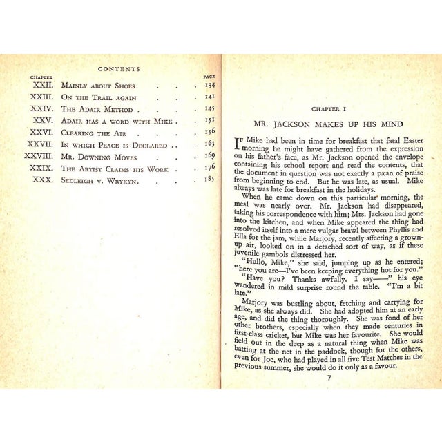 1950s "Mike and Psmith" Book 1953 Wodehouse, P.G. For Sale - Image 5 of 5