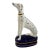Fitz and Floyd Dalmatian Figurine on Cobalt Blue Base With Gold Accents For Sale