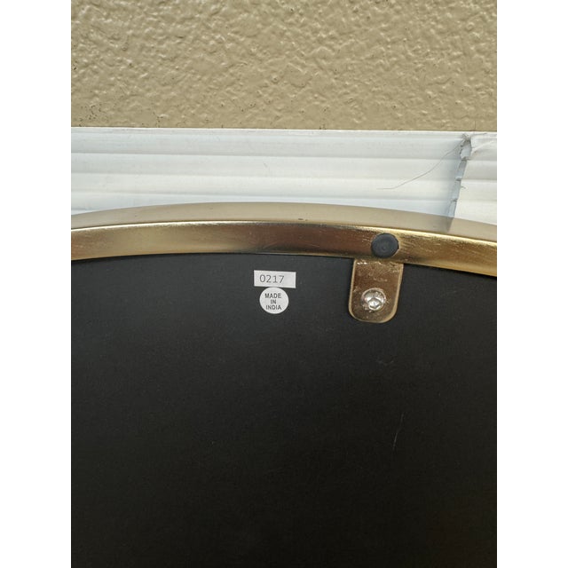 Brass Wall Mirror For Sale In San Francisco - Image 6 of 12