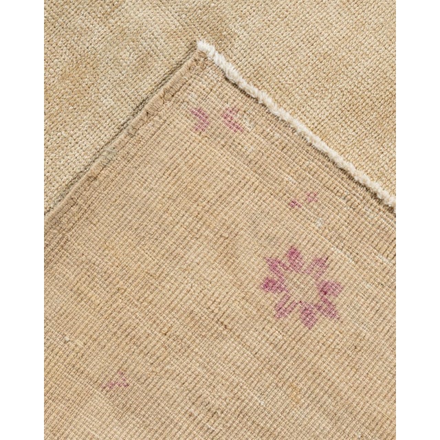 1940s Vintage Turkish Oushak Rug 4ft 8in X 8ft 9in For Sale - Image 10 of 12