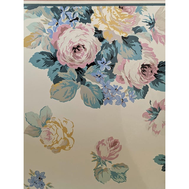 Vintage Shabby Chic Cottage Style Floral Tissue Box Cover For Sale - Image 4 of 11