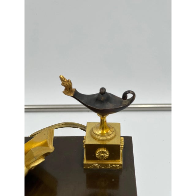 Early 19th Century 19th Century French Bronze and Ormolu Clock For Sale - Image 5 of 6