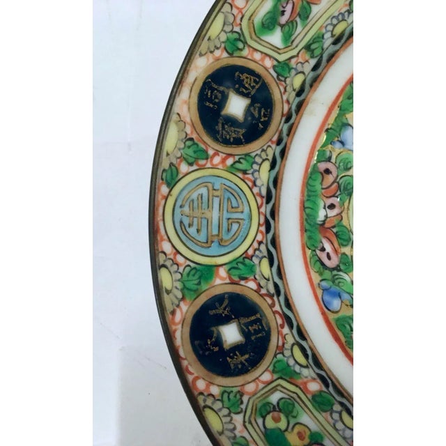 Antique Famille Rose Small Saucer Plates, S/6 For Sale In Atlanta - Image 6 of 9