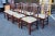 Brown Quality Set of 8 Solid Mahogany Chippendale Style Dining Room Chairs, C1940s For Sale - Image 8 of 13