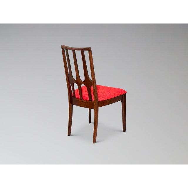 Restored Vintage Broyhill Brasilia Walnut and Cane Dining Chairs Set of 6 For Sale - Image 14 of 18