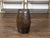 An English rustic oak barrel from the late 19th century, with iron braces. Created in England during the last decade of...