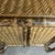 1970’s Faux Tortoiseshell Bamboo Herringbone Rattan Cabinet - Newly Painted For Sale - Image 9 of 12