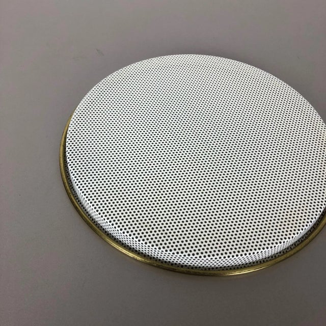 French Rigituelle Metal Tray in the style of Mathieu Mategot, 1960s For Sale - Image 14 of 16