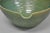 Vintage Primitive Green Glazed Ceramic Pottery Large Mixing Bowl W Handle For Sale In Philadelphia - Image 6 of 18