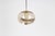 Large Smoked Glass Pendant Light from Peill & Putzler, Germany, 1970s For Sale - Image 6 of 10
