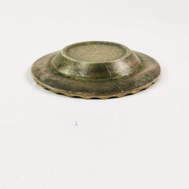 1950s Art Deco Brass Ashtray, Denmark, 1950s For Sale - Image 5 of 8