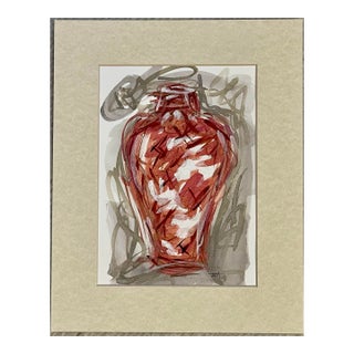 Follow Your Hearts Desire Contemporary Watercolor Painting For Sale