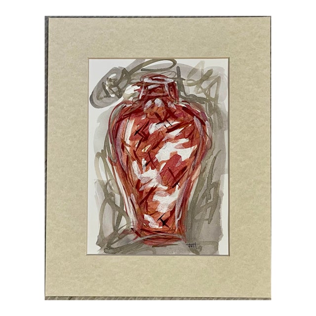Follow Your Hearts Desire Contemporary Watercolor Painting For Sale