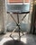 Chrome Global Views Silver Twig Side Table With Black Granite Top For Sale - Image 8 of 18