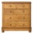 Mid 19th Century Victorian Large Two Over Three English Pine Chest With Extra Deep Bottom Drawer For Sale
