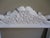 French Country Vintage French Country White Wood Hand Carved With Flowers Picture Frame For Sale - Image 3 of 8
