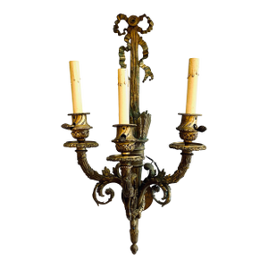 Antique French Bronze Sconce