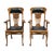 Wood Antique Victorian Set of Six Tiger Oak Dining Chairs Leather Seats & Headrests For Sale - Image 7 of 12
