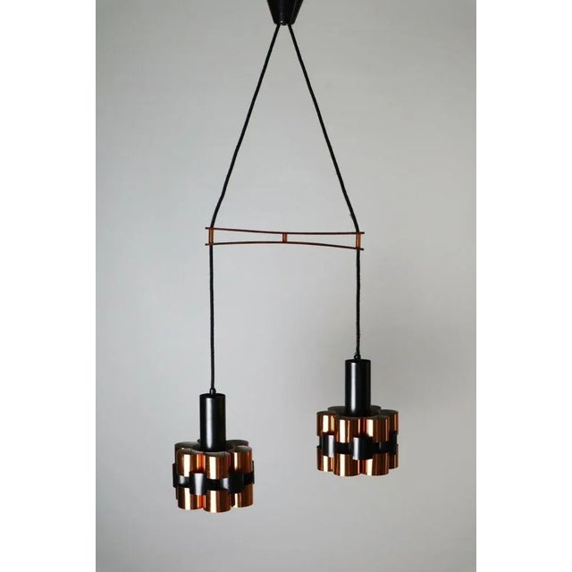 Fog & Mørup Vintage Danish Suspension Lamp from Fog & Morup, 1960s For Sale - Image 4 of 7