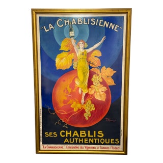 Circa 1926 Henri Le Monnier “La Chablisienne” Lithograph, Framed For Sale