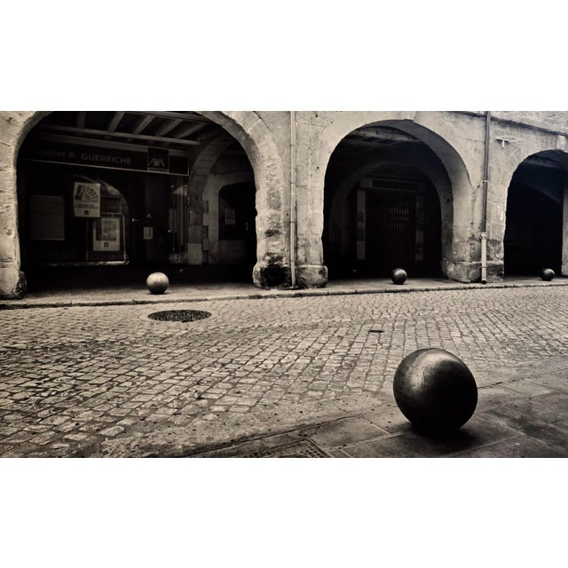2000 - 2009 Evan Deutsch "Brass Balls of Tarascon" Signed B&w Silver Gelatin Photo For Sale - Image 5 of 11