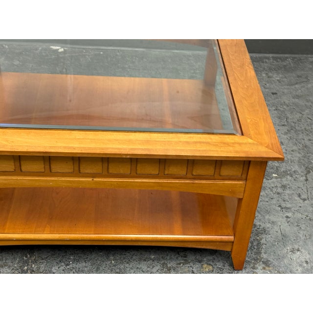 Wood Circa 1999 Impressions by Thomasville Bridges Collection Coffee Table For Sale - Image 7 of 12