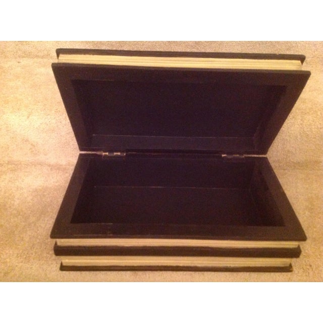 Vintage Hand Painted, Wooden Book Box Chairish