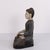 Buddha Figure in Carved Wood, Thailand, 1920 For Sale - Image 6 of 10