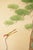 Taisho to Showa Era Japanese Silk Scroll Painting "Two Cranes and a Pine Tree" For Sale - Image 10 of 18