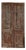 Antique Indian Carved Double Sliding Barn Doors With Brass Studs 80x42 For Sale